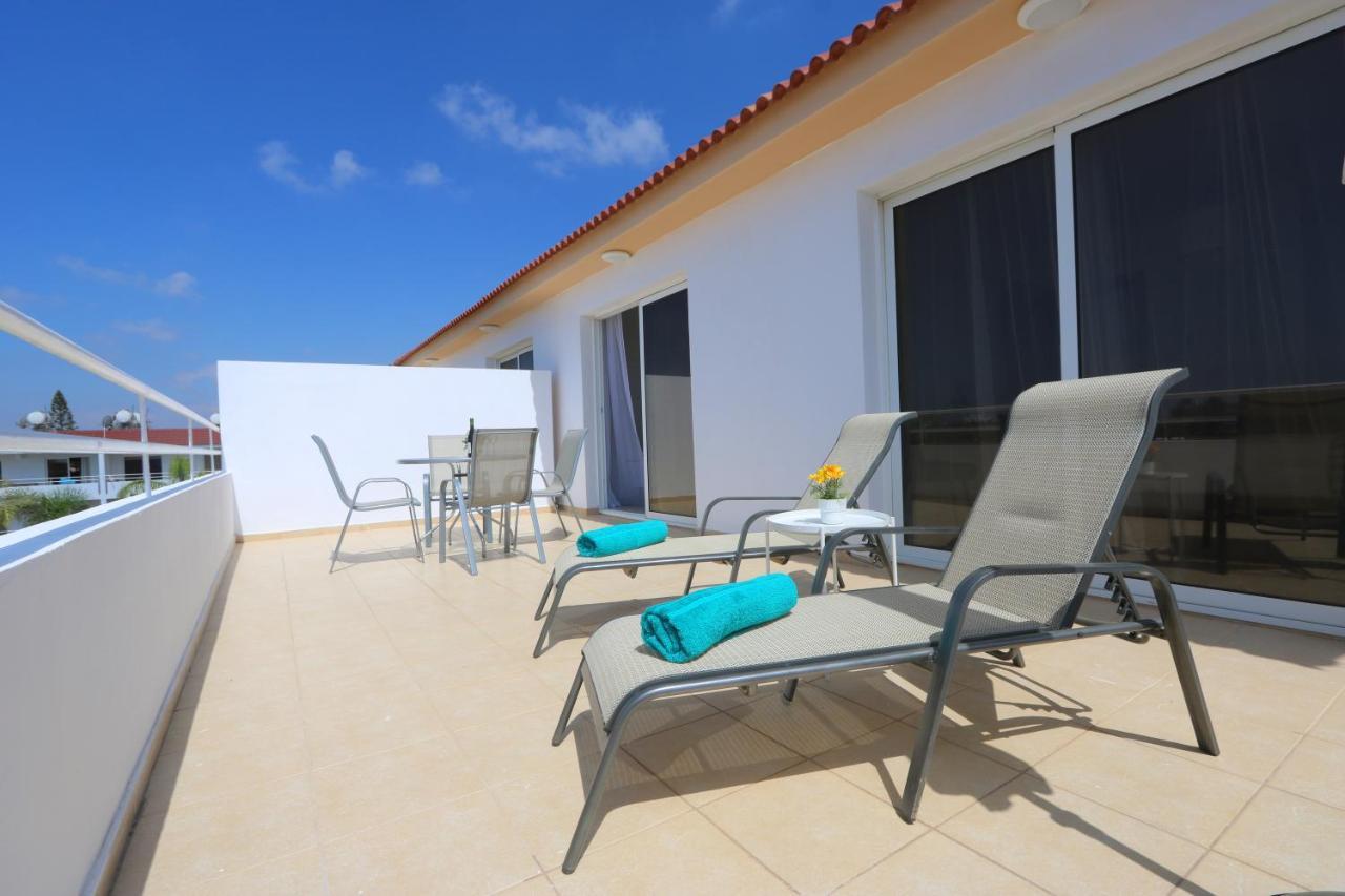 Nissi 3 Amazing Sea View Apartment Ayia Napa Luaran gambar